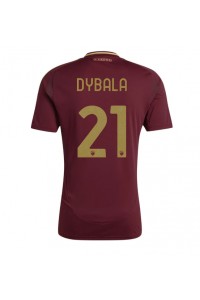 AS Roma Paulo Dybala #21 Voetbaltruitje Thuis tenue 2024-25 Korte Mouw